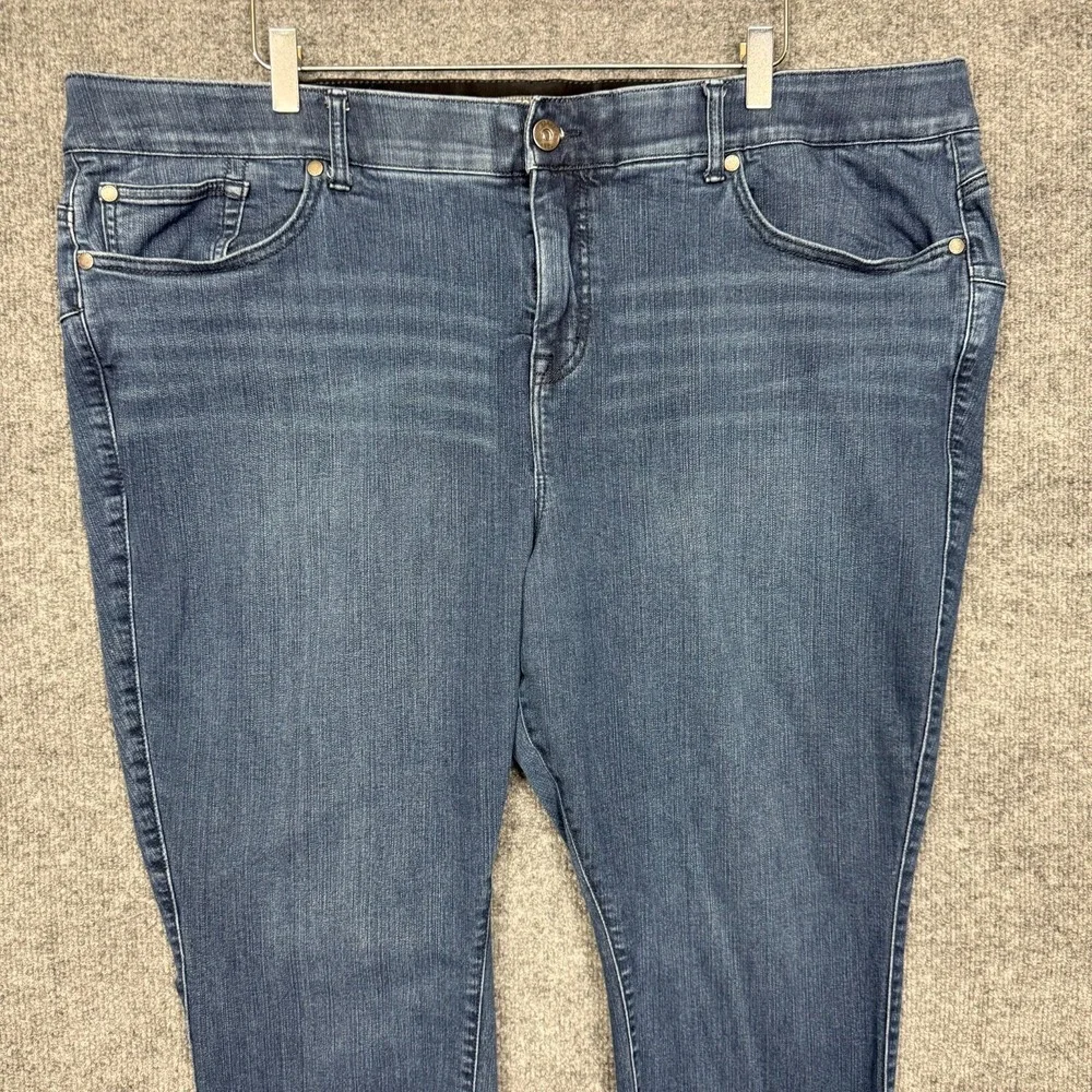 Torrid Jeans‎ Womens 26S Short Blue Bombshell Skinny Slimming Panel High Rise